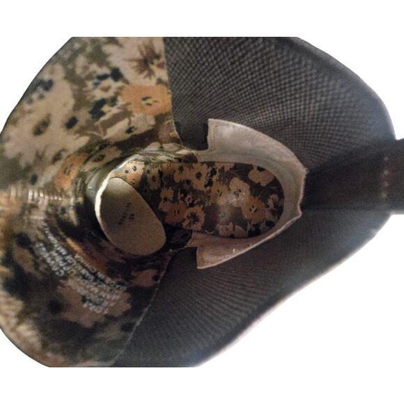 Korks Elsie Ankle Booties Chunky 3" Heel Round-Toe Brown-Faux Leather Size 10 - Picture 11 of 12